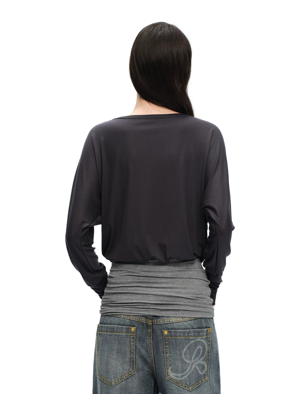Two-Way V Neck Top