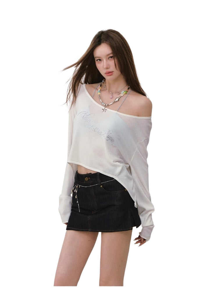 Reversible Water-drill Sun-protection Cover-up