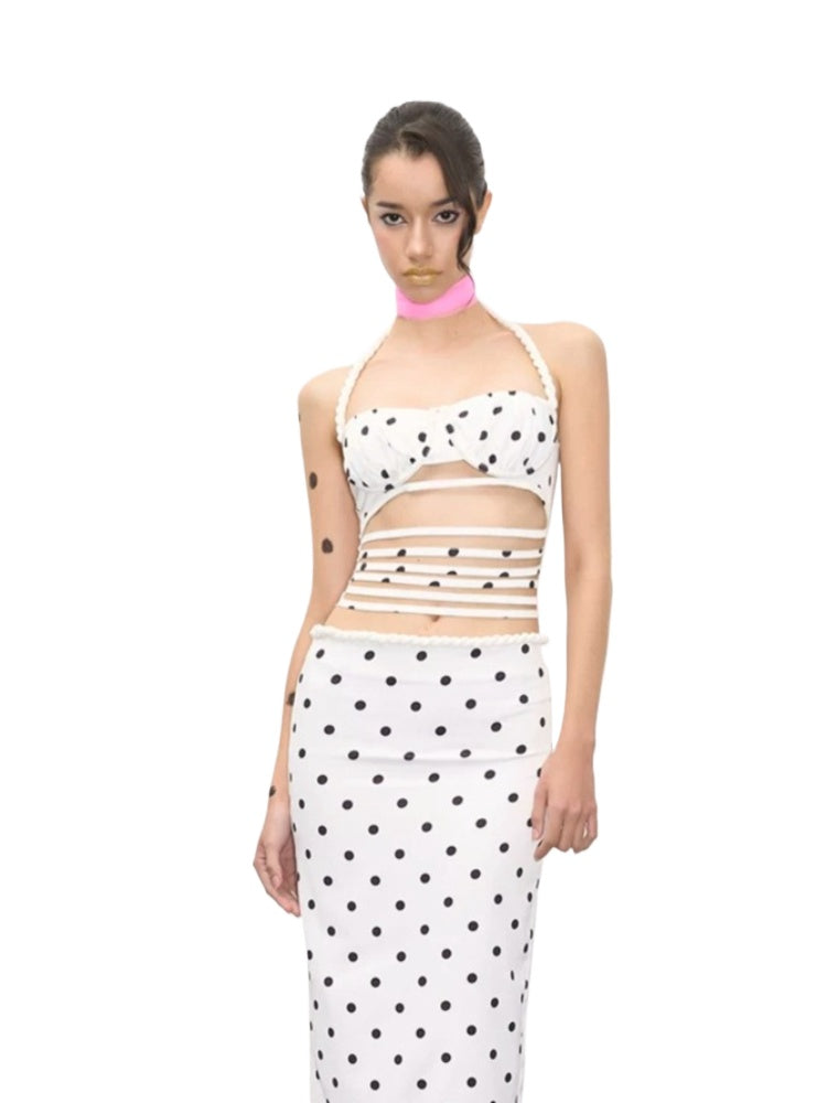 Polka Dot Two-Piece Set