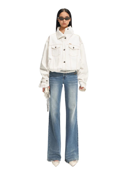 Equestrian Relaxed Denim Jacket