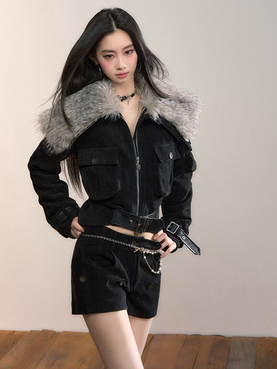 Reversible Detachable Versatile Retro Shorts