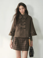 Wool Napoleon Cape Coat