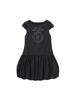 Rhinestone Bubble Hem Dress