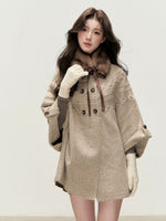 Cable Knit Cape Cardigan