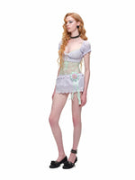 Jacquard Bubble Skirt & Leggings Set