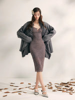 Fox Fur Collar Fur Jacket