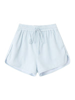 Waffle Hoodie Shorts Vest Set