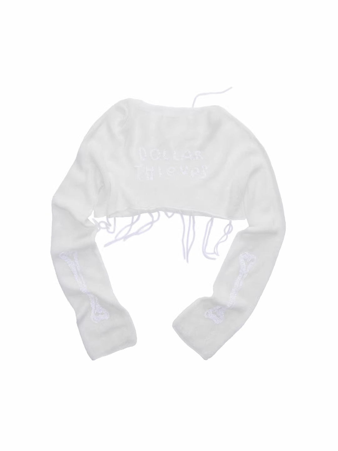 Mohair Sequin Sheer Top