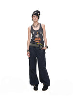 Distressed Multi-Pocket Cargo Pants