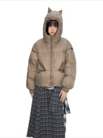 Cat Ear Down Jacket