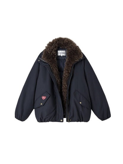 Detachable Fur Down Parka