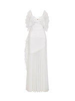 Fille Draped Mermaid Silhouette Dress