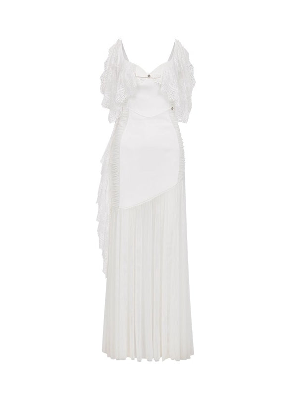 Fille Draped Mermaid Silhouette Dress