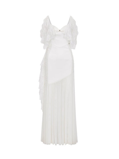 Fille Draped Mermaid Silhouette Dress