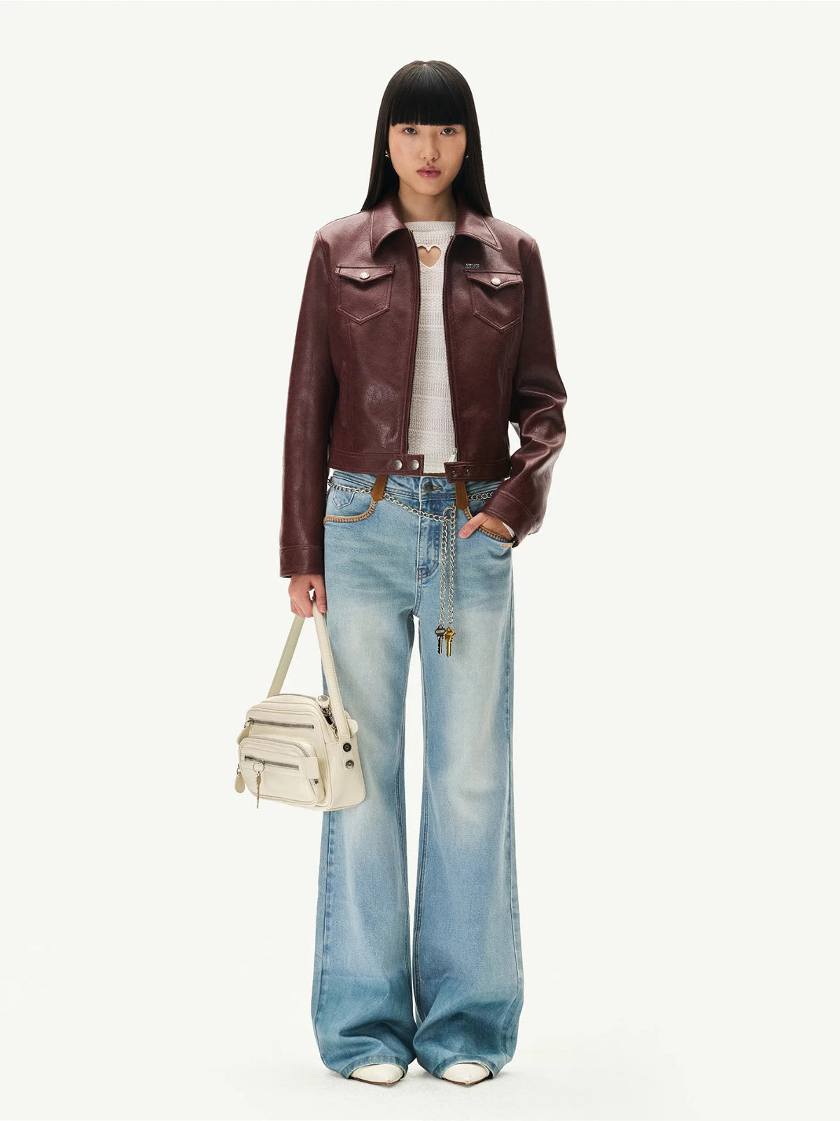 Storm Rider Textured Leather Jacket