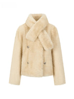 Double-Breasted Faux Fur Jack
