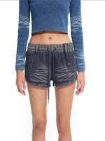 Volcano Distressed Denim Shorts