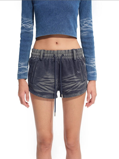Volcano Distressed Denim Shorts