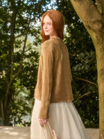 Ribbon Knit Cardigan