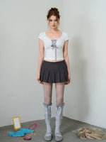 White Ballet Tie T-shirt