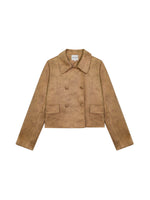 Vintage Leather Jacket & Skort Set
