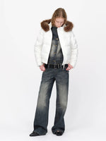 Detachable Sleeve Down Puffer Jacket
