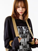 Vintage Letter T-shirt