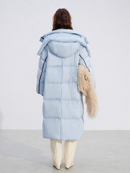 Hooded Long Down Coat