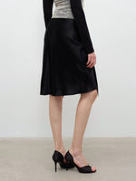 Acetate Lace Fishtail Skirt