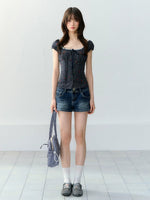 Vintage Bow Tie Blouse