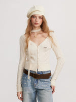 Reversible Cutout Knit Top