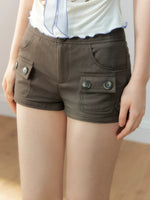 Retro Cargo Low-Rise Shorts
