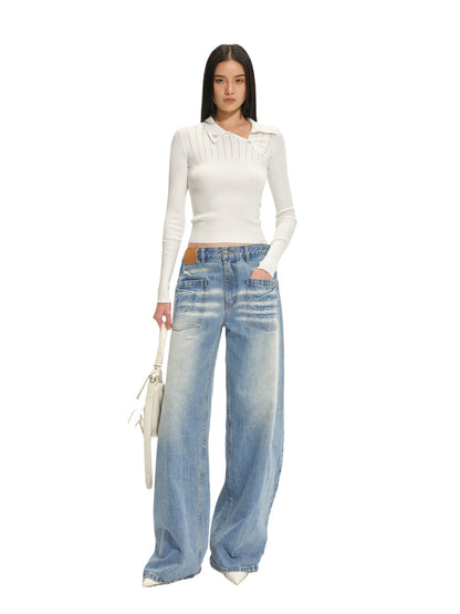 Ranch Sack Denim Pants