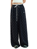 Polka Dot Wide Leg Pants