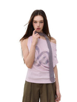 Asymmetric Heart Logo T-Shirt