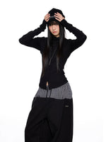 Lightweight Ruched Long Sleeve Top
