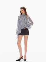 Low Waist Suede Mini A-Line Skirt