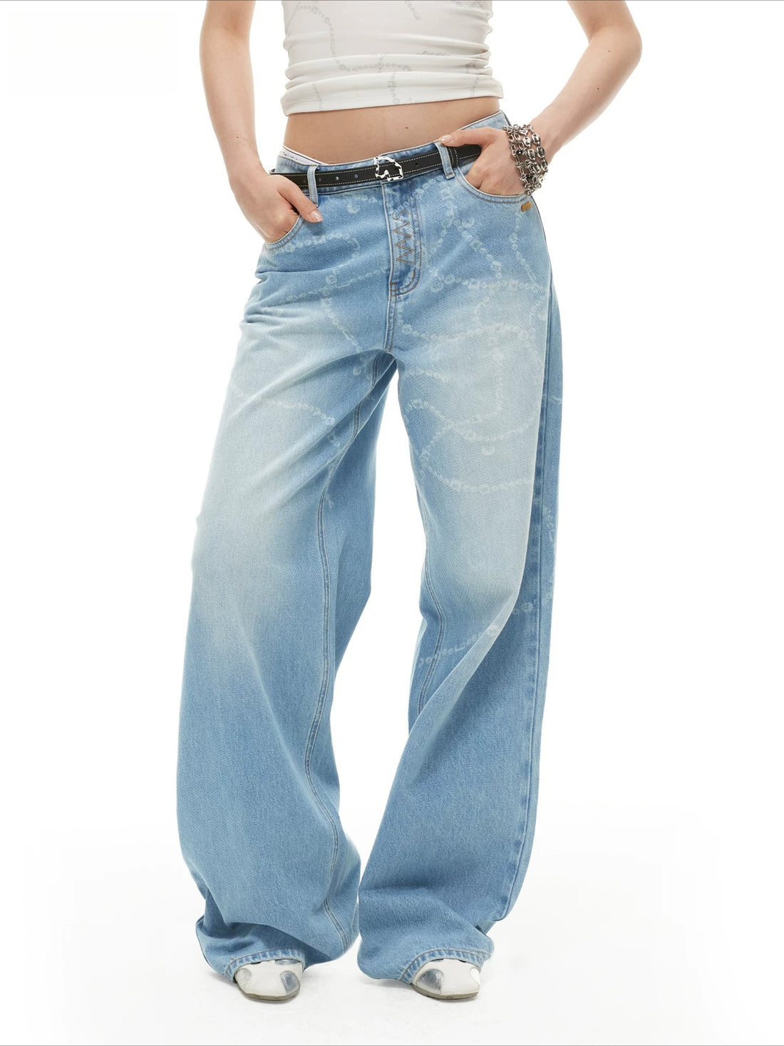 Beverly Wide Denim Pants