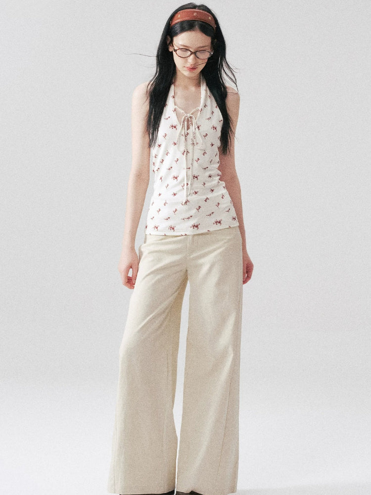 Buckle Tube Top &amp; Pants Set