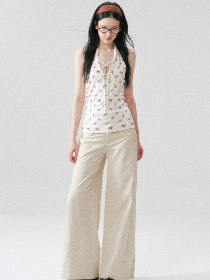 Buckle Tube Top &amp; Pants Set