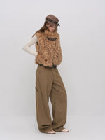 Vintage Suede Beret Hat