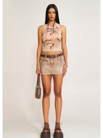 Rage Wild Diamond Denim Skirt Wild Diamond