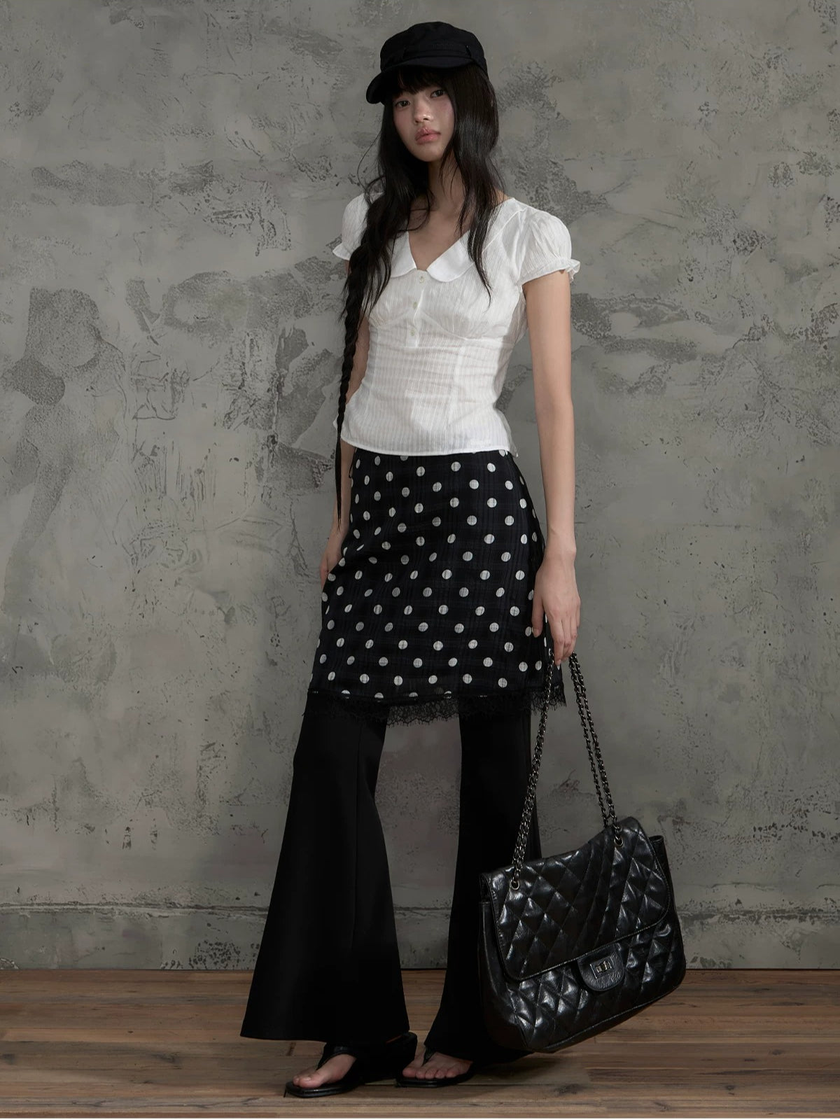 Textured Doll Collar Top