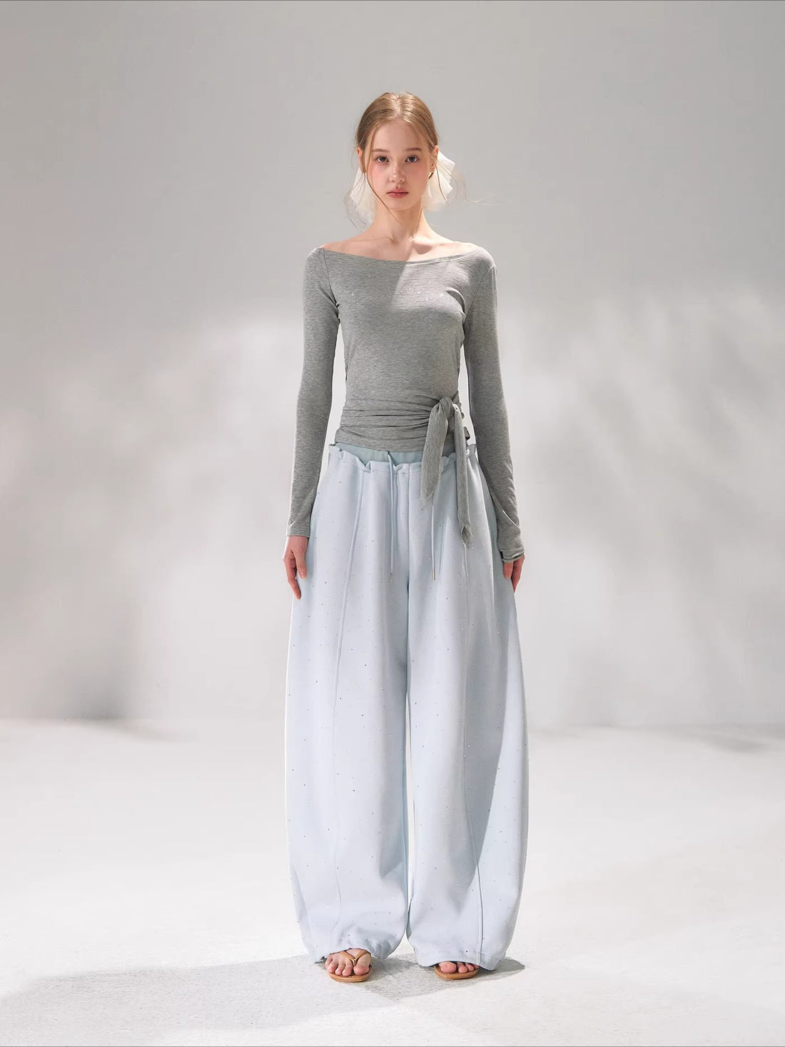 Crystal Drawstring Sweatpants