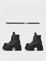 Gothic Platform Ankle Boots