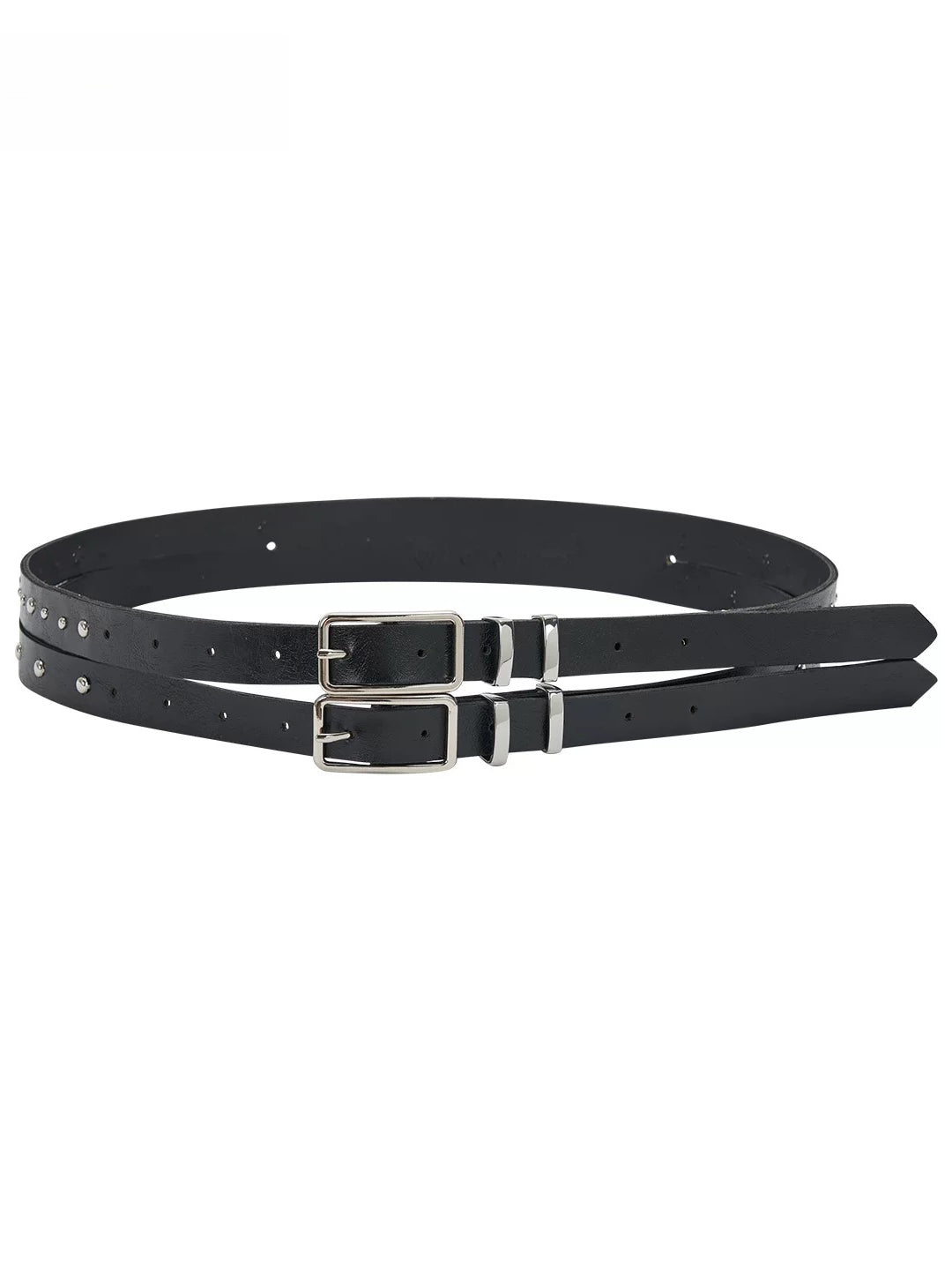 Studded PU Leather Belt