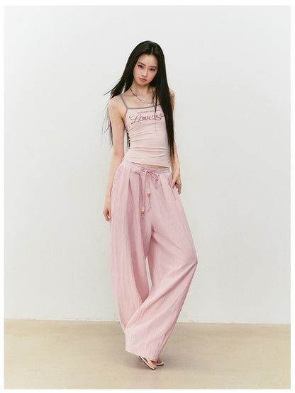 Loose String Casual Pants