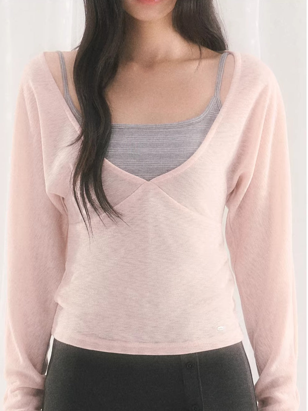 Pink Layered Top Set