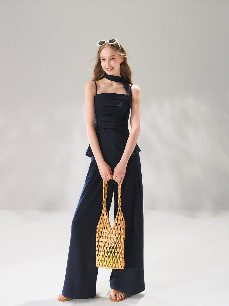Pleated Waist Tie Set