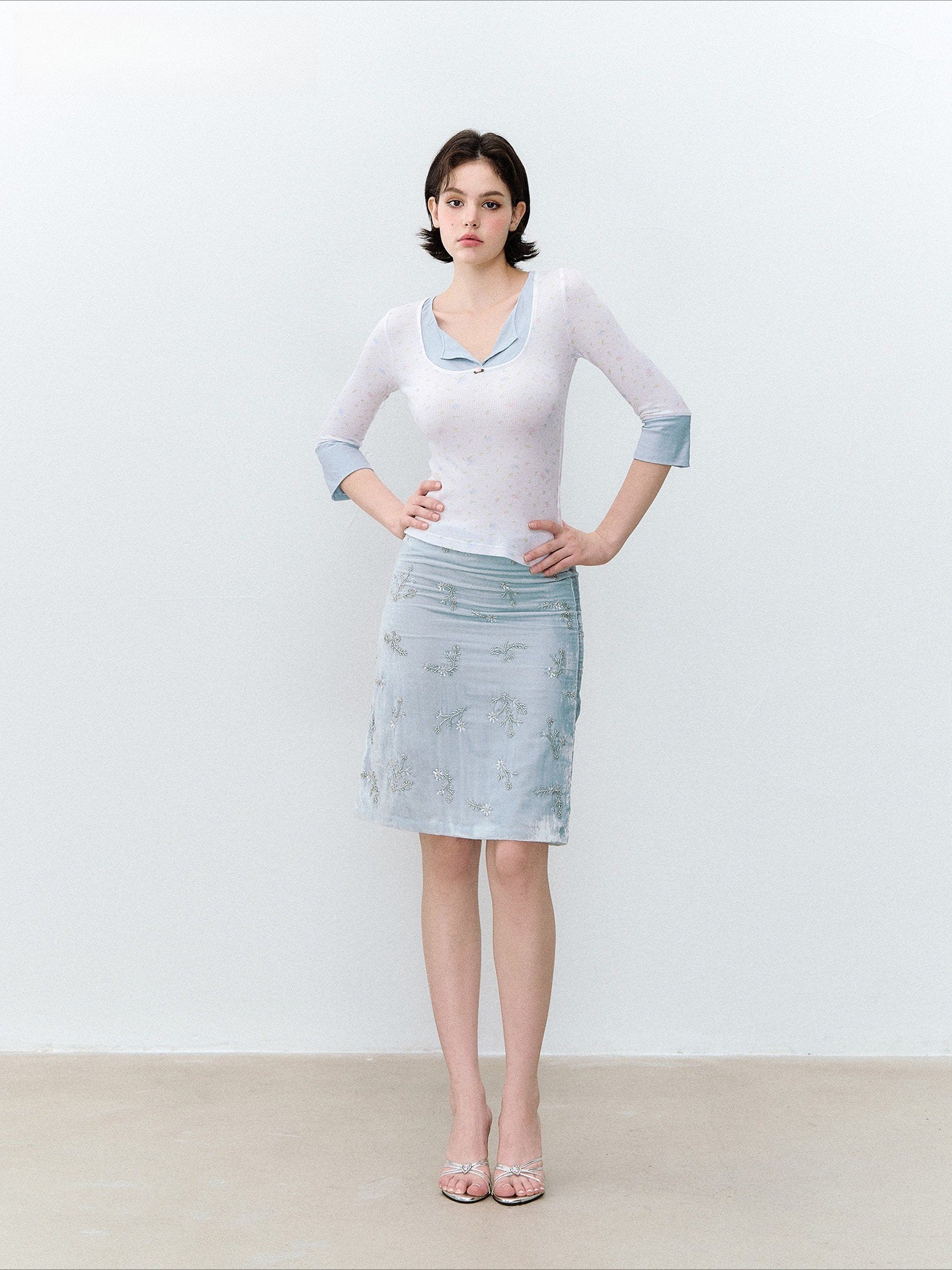 Floral Layered T-shirt